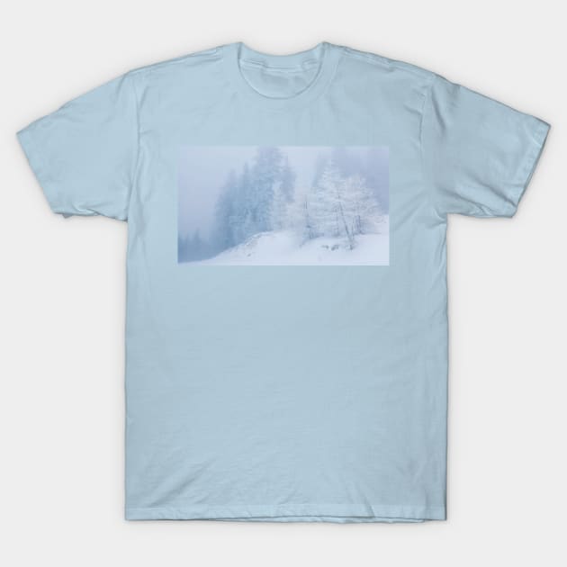 frozen fog T-Shirt by psychoshadow